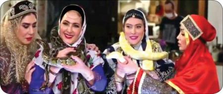 انتقاد از حیوان‌ آزاری بازیگران زن در شام‌ایرانی! +عکس