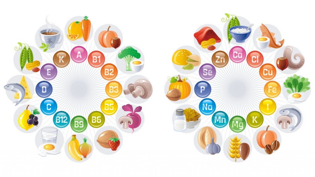 6 نوع ویتامین مهم در برنامه غذایی