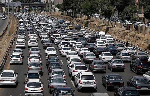 ترافیک سنگین در محورهای شمالی کشور+ عکس