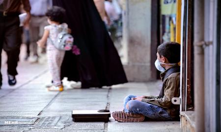 دستفروشان در روزهای کرونا + عکس