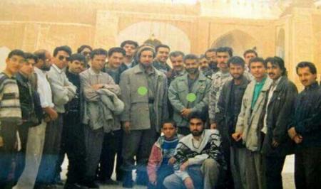 «احمد شاه مسعود» قهرمان ملی افغانستان در کنار «حاج قاسم» + عکس