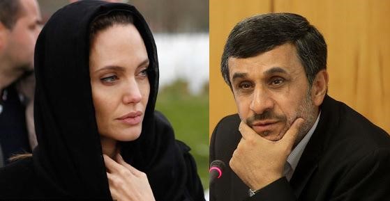 توییت احمدی‌نژاد خطاب به آنجلینا جولی+عکس