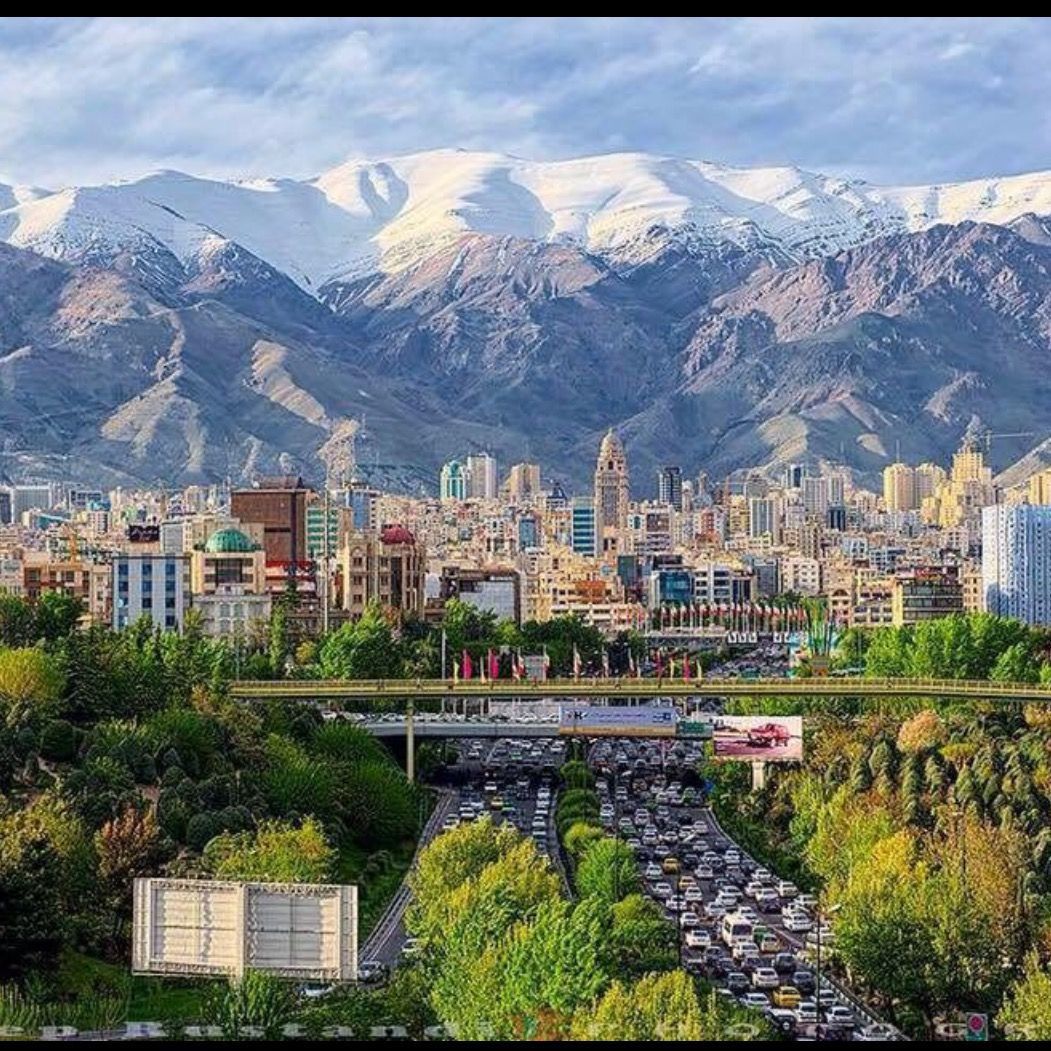 تصویری زیبا از شهر تهران 