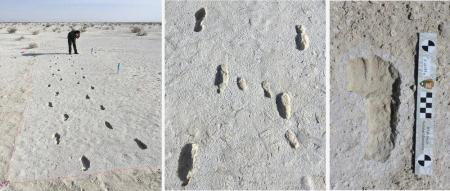 تصاویری از رد پاهایی 12 هزارساله