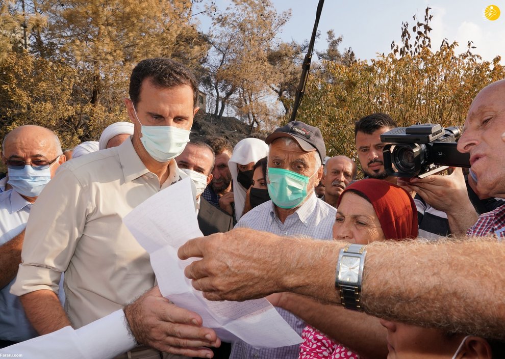 بازدید بشار اسد از روستا‌های حومه لاذقیه  + عکس