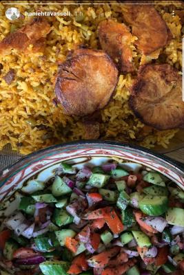 دستپخت هانیه توسلی+ عکس