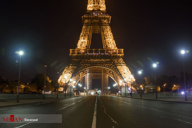 خیابان‌های پاریس در روز‌های کرونایی+ عکس
