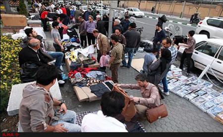 افزایش دستفروشان پیامد کروناست! +عکس
