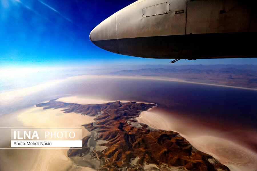 عکس‌های دیدنی و متفاوت از دریاچه ارومیه