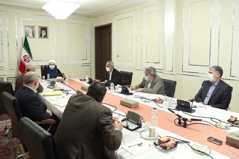  روحانی در جلسه ستاد ملی مقابله با کرونا+ عکس