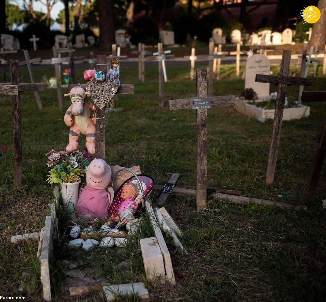 گورستانی از جنین‌های سقط شده در ایتالیا + عکس