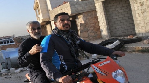 محافظ قمی شهید سردار سلیمانی +عکس