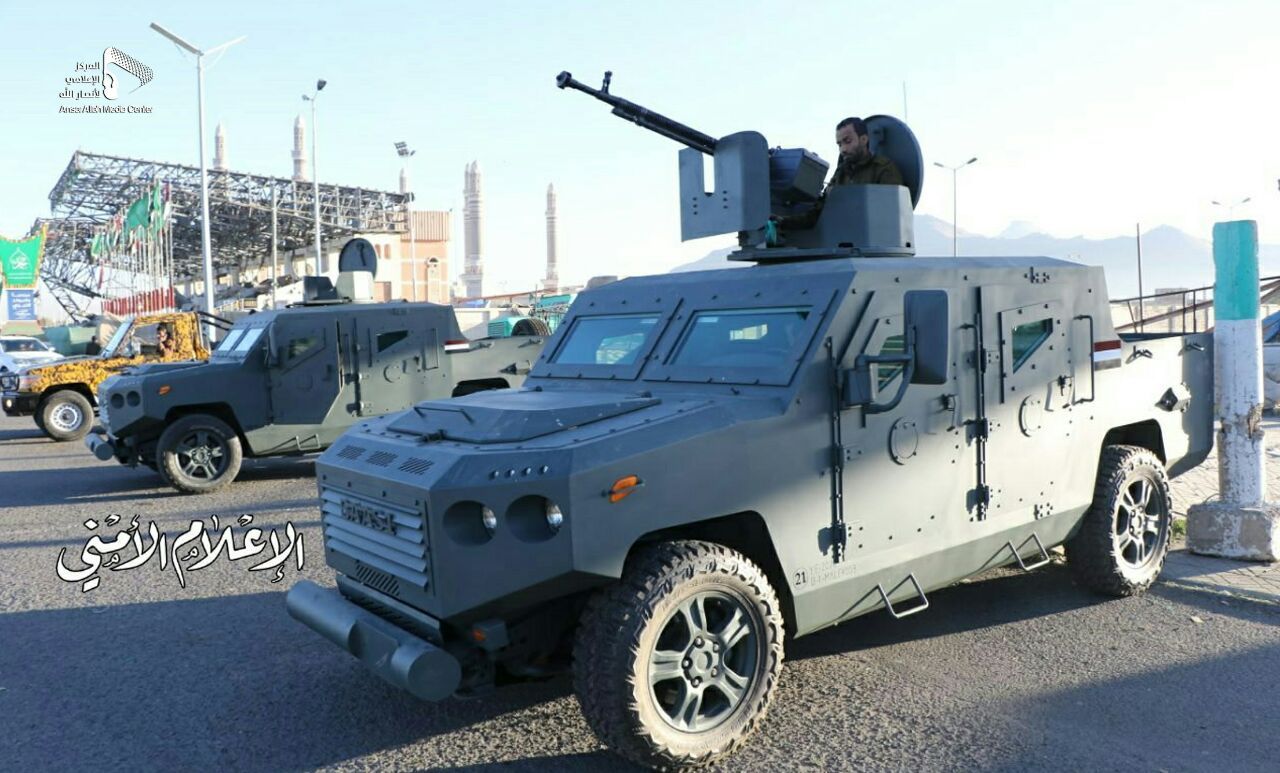 رونمایی از خودروی زرهی یمنی‌ها + عکس