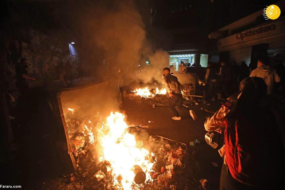 خشم دانشجویان لبنانی از افزایش شهریه + عکس