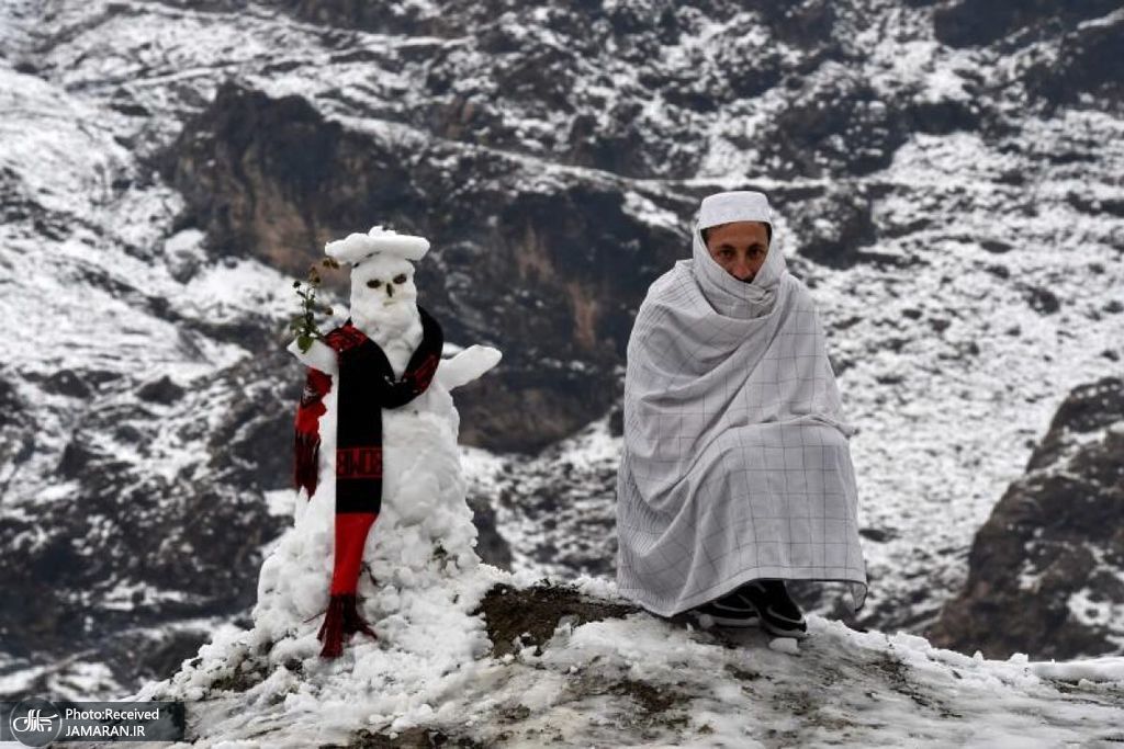 حال و هوای اولین برف در پاکستان + عکس