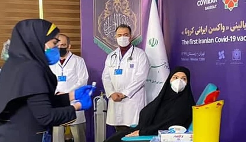 اولین واکسن ایرانی کرونا تزریق شد + عکس 