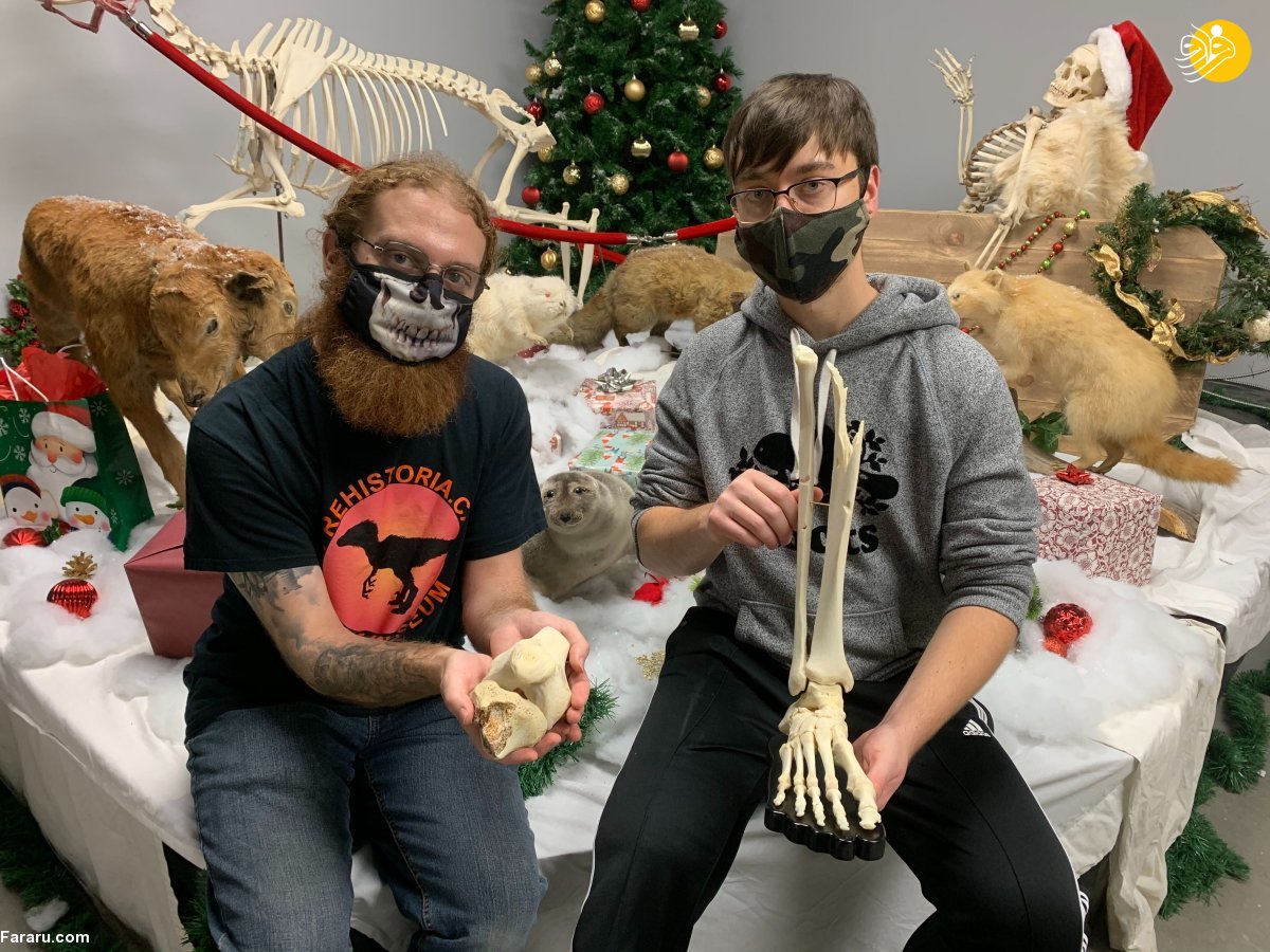 هدیه عجیب کریسمس، پای قطع ‌شده! + عکس