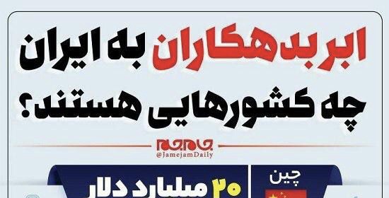 ابربدهکاران به ایران چه کشورهایی هستند؟ + عکس