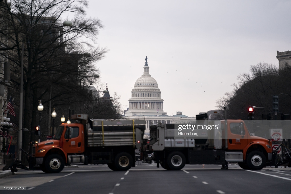 حصارکشی امنیتی به دور کاخ سفید پیش از تظاهرات + عکس