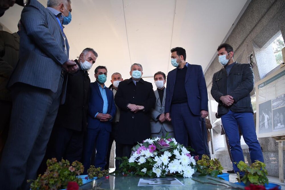  مراسم سالگرد جهان پهلوان تختی با حضور مسئولان ورزش+ عکس