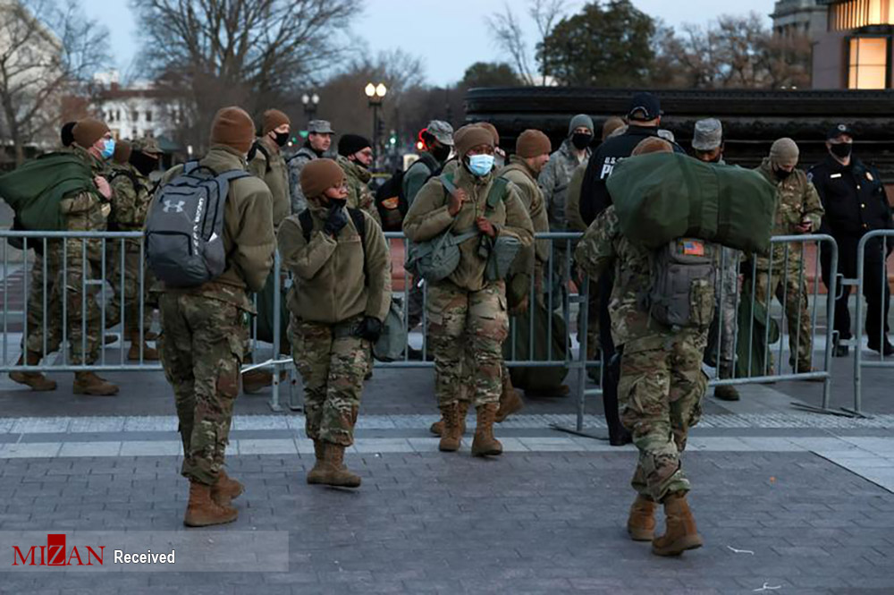 بالا رفتن سطح امنیتی در واشنگتن + عکس