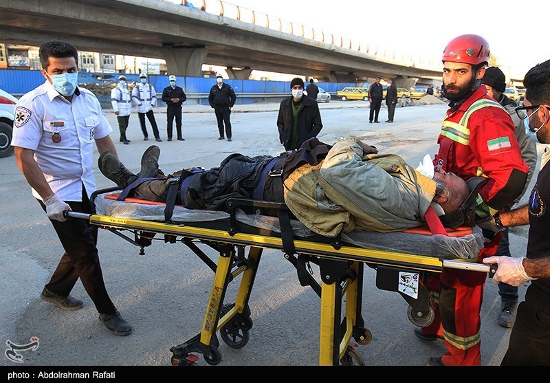 حادثه ریزش عرشه پل در همدان + عکس