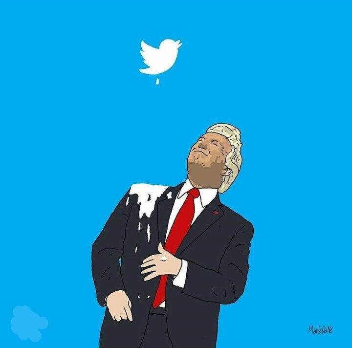 توئیتر با ترامپ چه کرد! + عکس