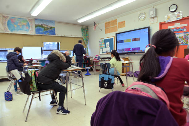 وضعیت مدارس نیویوروک در کرونا + عکس