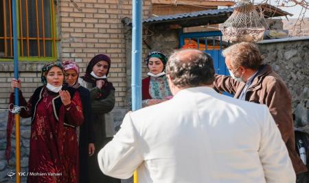 بازی بازیگران «نون خ ۳» با ماسک + عکس
