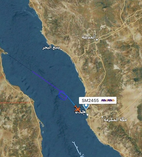 اختلال در ترافیک هوایی فرودگاه جده به دلایل امنیتی +عکس