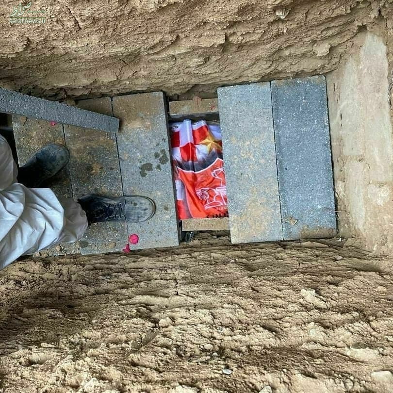 وقتی پرچم پرسپولیس بخشی از کفن میناوند شد + عکس