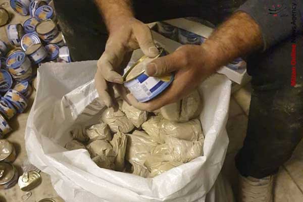 کشف محموله مرفین در پوشش کنسرو تن ماهی + عکس