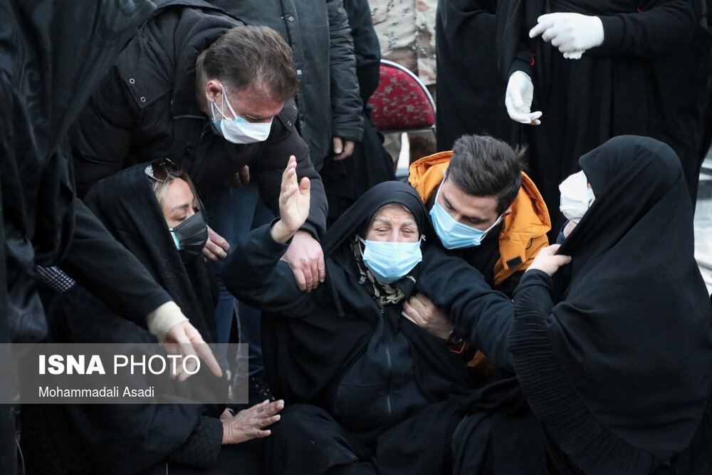 وداع مادر علی انصاریان با فرزندش + عکس