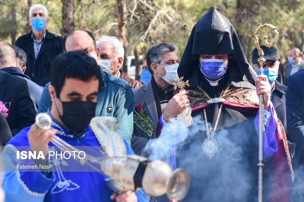 مراسم یادبود شهدای ارمنی در اصفهان + عکس