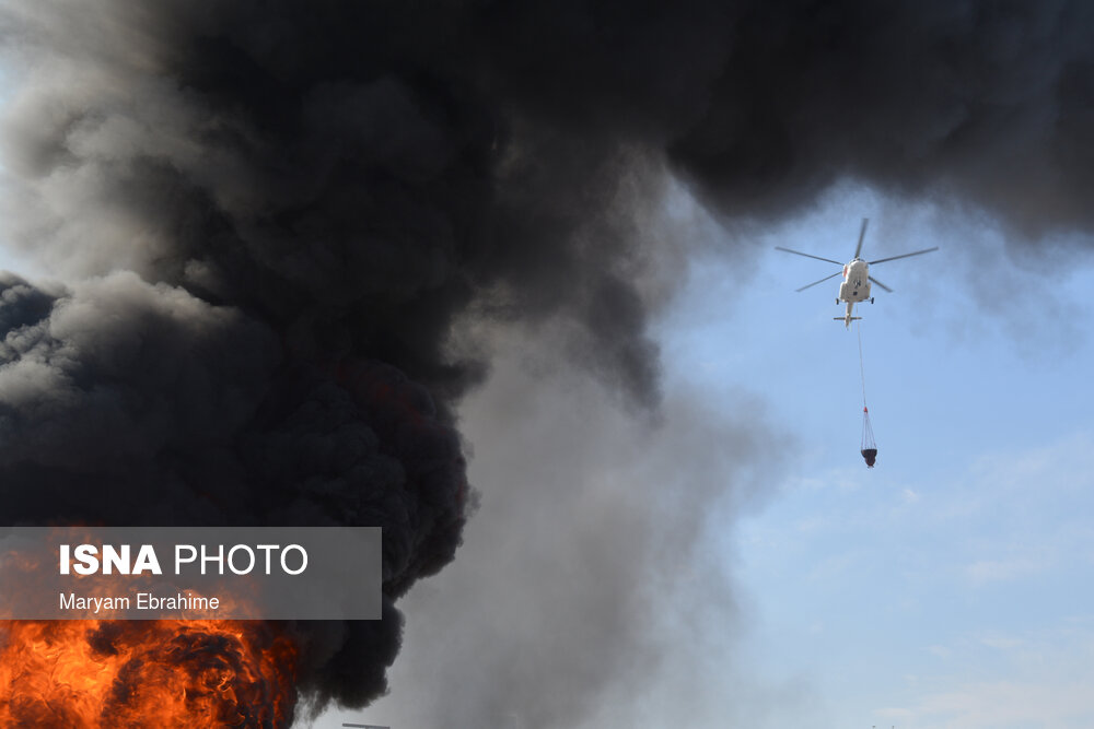 رونمایی از اولین بسکت اطفاء حریق سازمان آتش نشانی + عکس