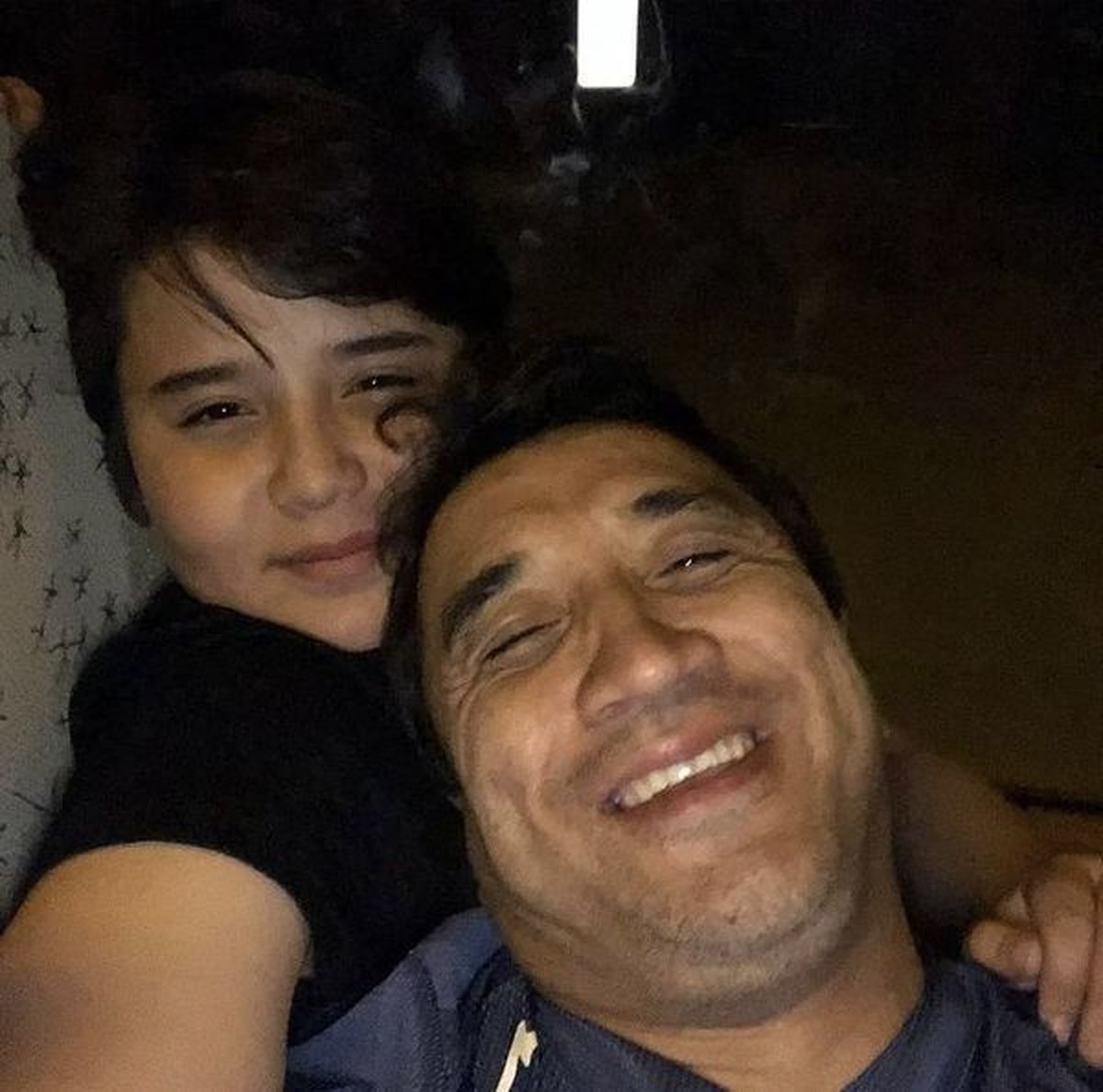 شباهت عجیب پدر پسری خداداد عزیزی + عکس