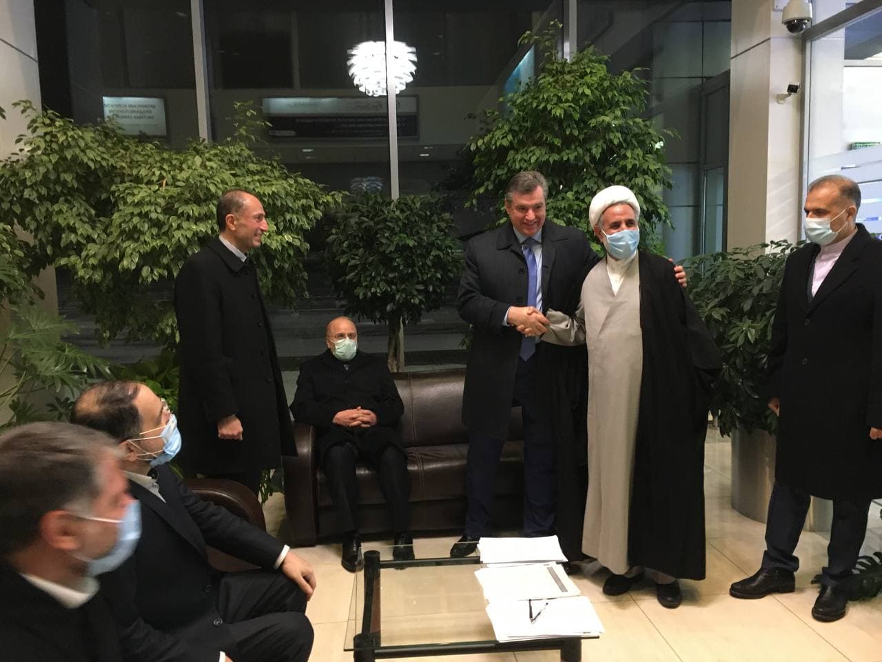 قالیباف وارد مسکو شد + عکس