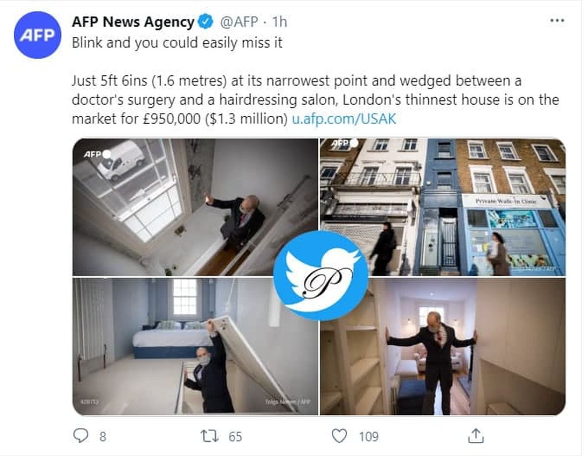 فروش باریک‌ترین خانه در لندن +عکس