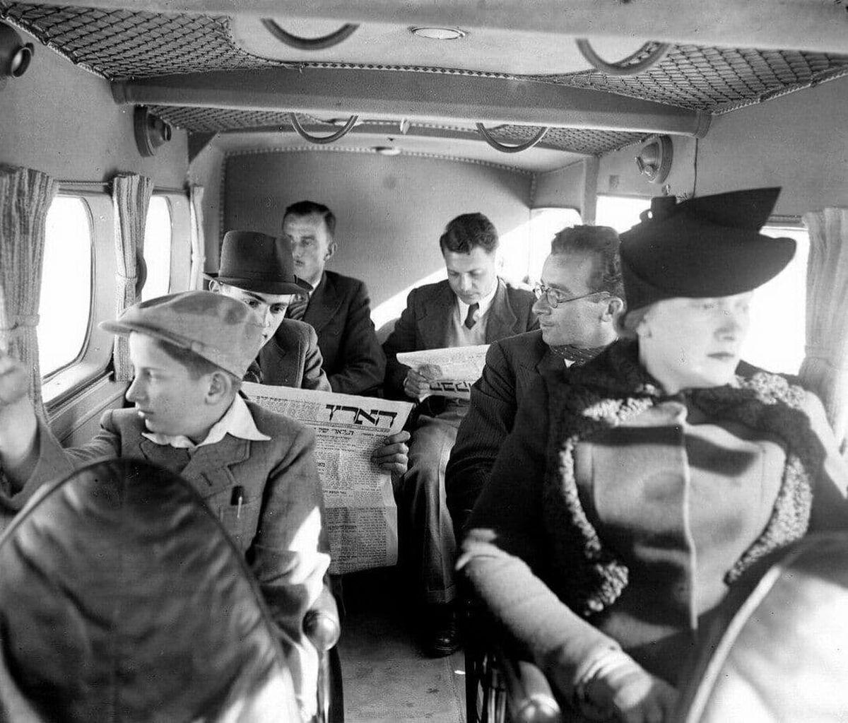 کابین هواپیمایی در هشتاد سال پیش +عکس