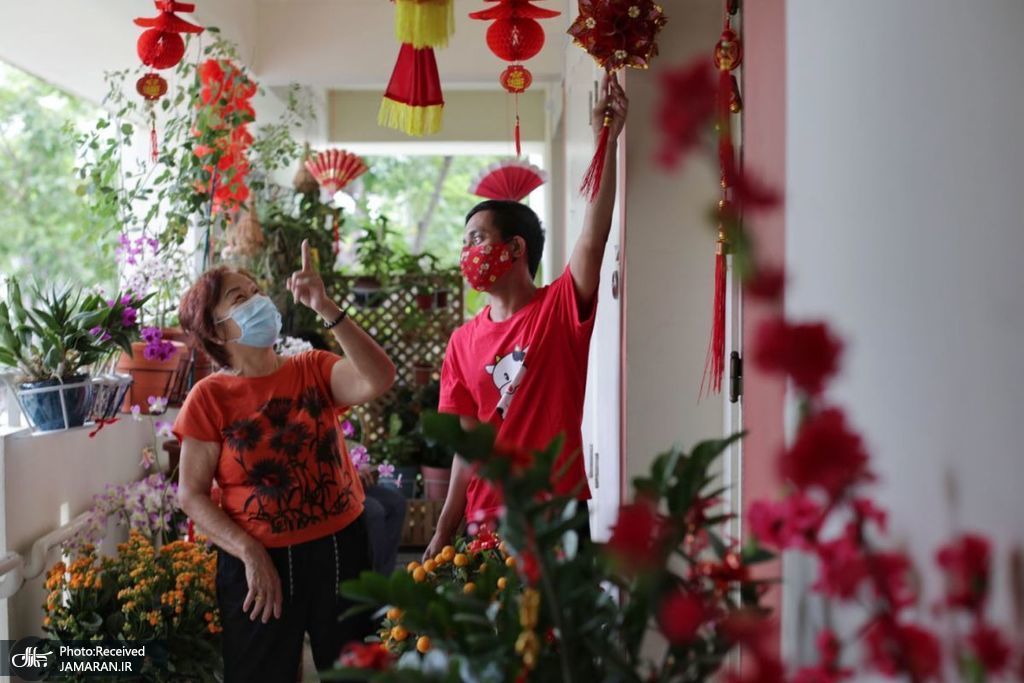 تزئین خانه به مناسبت فرارسیدن سال نو چینی + عکس