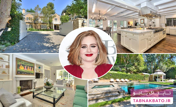 خانه زیبای خواننده معروف در آمریکا + عکس