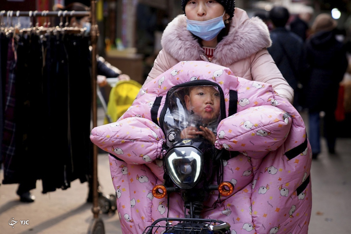 محافظ ضد کرونایی در چین + عکس