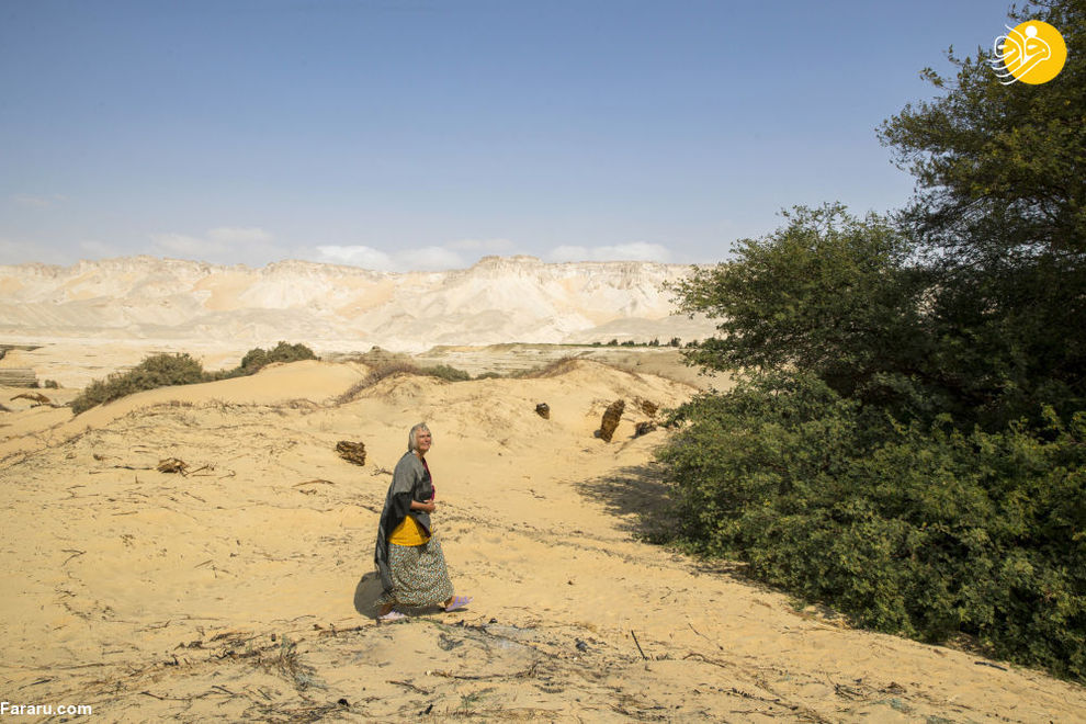زندگی عجیب یک زن تنها در کویر مصر+ عکس