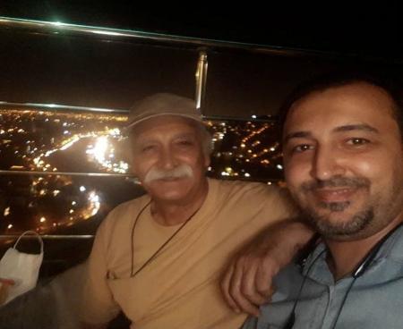 شباهت عجیب محمود پاک نیت و پسرش + عکس