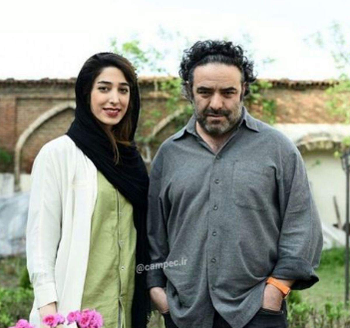 بازیگر معروف ایرانی و همسرش کرونا گرفتند +عکس