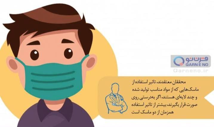 استفاده از دو ماسک به چه کسانی توصیه می‌شود؟ + عکس
