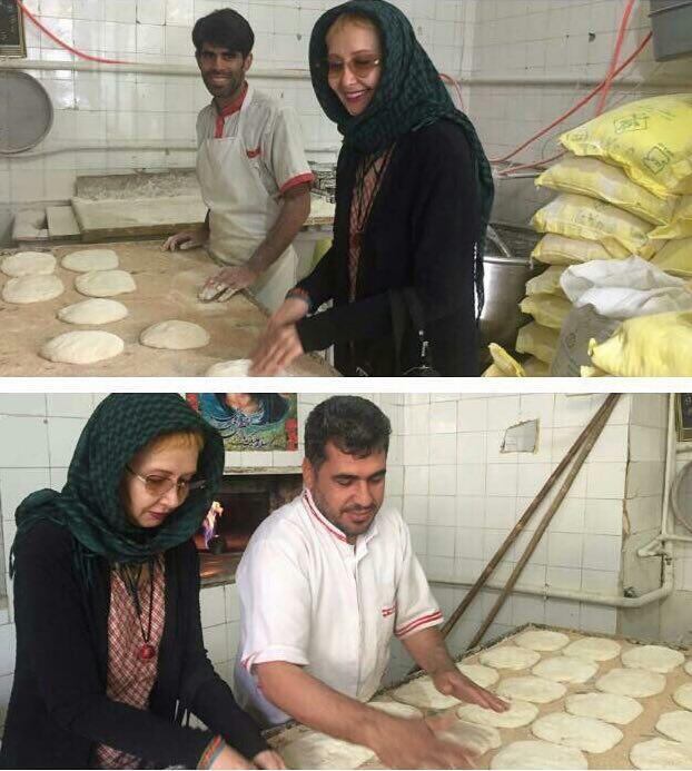 وقتی کتایون ریاحی نانوا می شود! + عکس