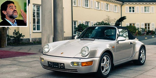 خودروی گران‌قیمت مارادونا حراج شد + عکس