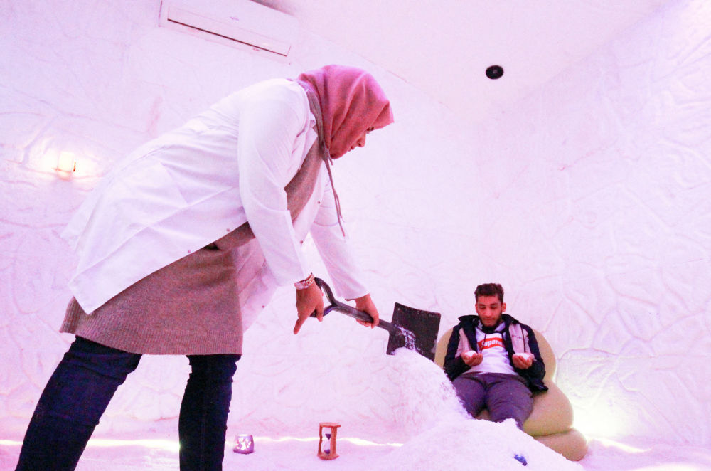 درمان با نمک در لبنان + عکس