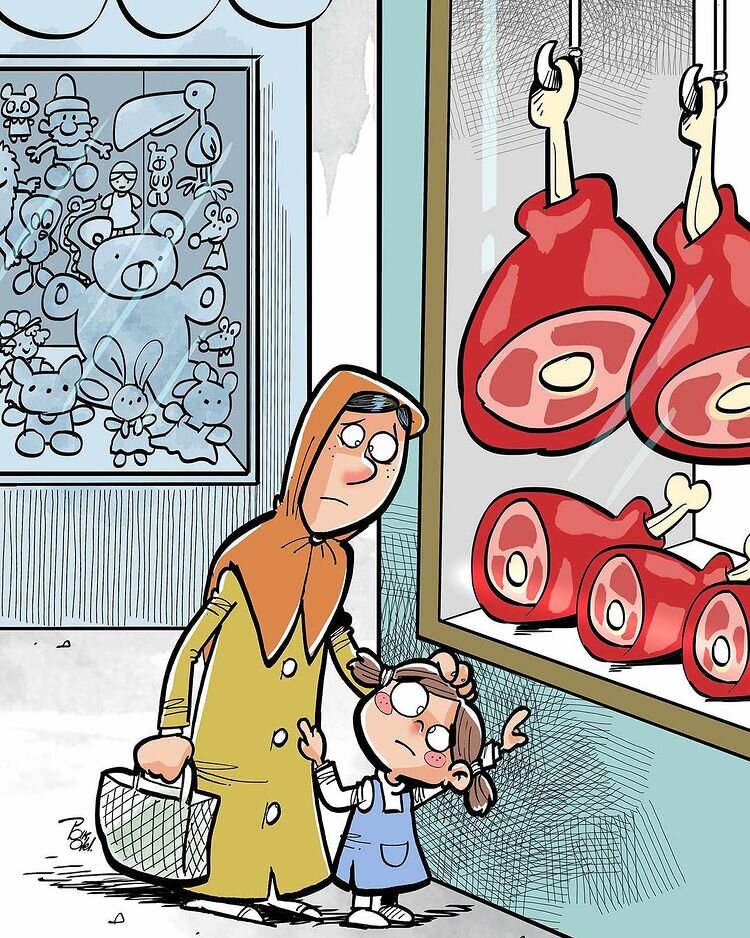 افزایش قیمت گوشت‌ با مردم چه کرد + عکس